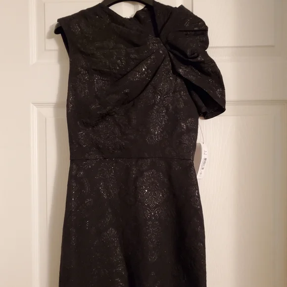 NWT Alice + Olivia Black Mini Dress size 2 - Picture 6 of 7